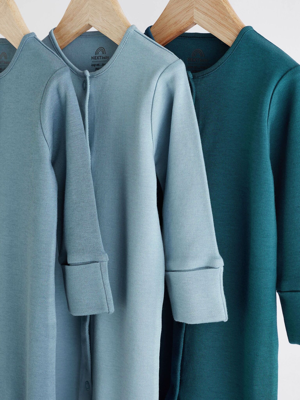 Комбинезон / Cлип для малышей Next D84-250, 3 шт., Синий, Голубой