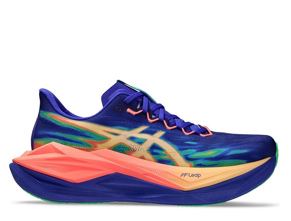 Кроссовки для бега мужские Asics Superblast 3 Cobalt Burst кобальтово-оранжевые