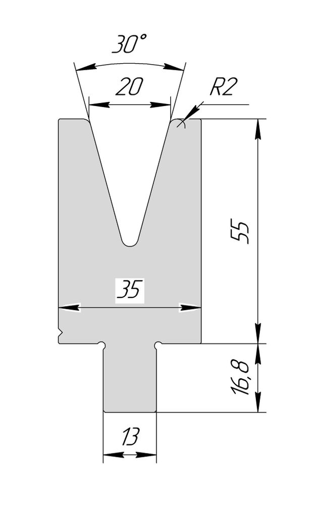 Матрица WM 3265 30° H55 V20