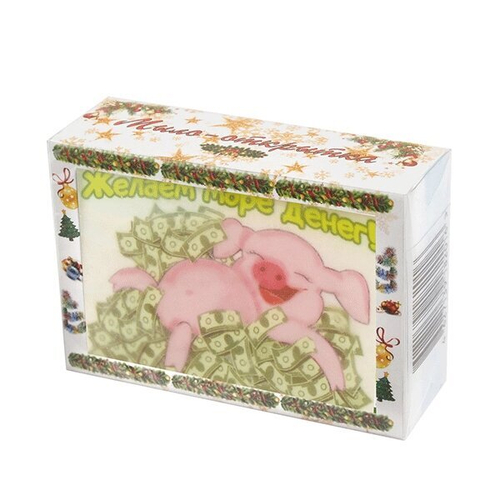 Мыло сувенирное Поросенок 100 г Желаем море денег