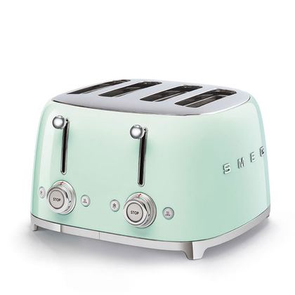 Тостер Smeg Стиль 50-х годов для 4 тостов пастельный зеленый