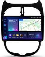 Магнитола для Peugeot 206 1998-2012 - Teyes CC3-2K QLed Android 10, ТОП процессор, SIM-слот, CarPlay