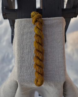 Носочная пряжа с пухом яка "Непальское золото" (мини)