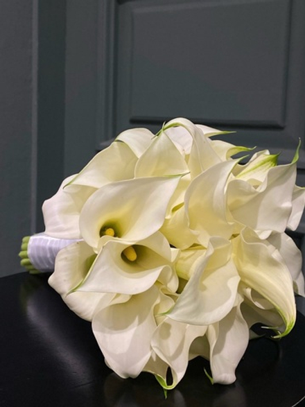 Свадебный букет из калл