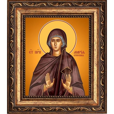Мария Егисская преподобная. Икона на холсте.