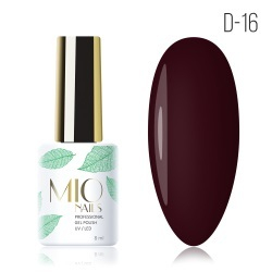 Гель-лак MIO NAILS D-16. Гранат, 8мл.