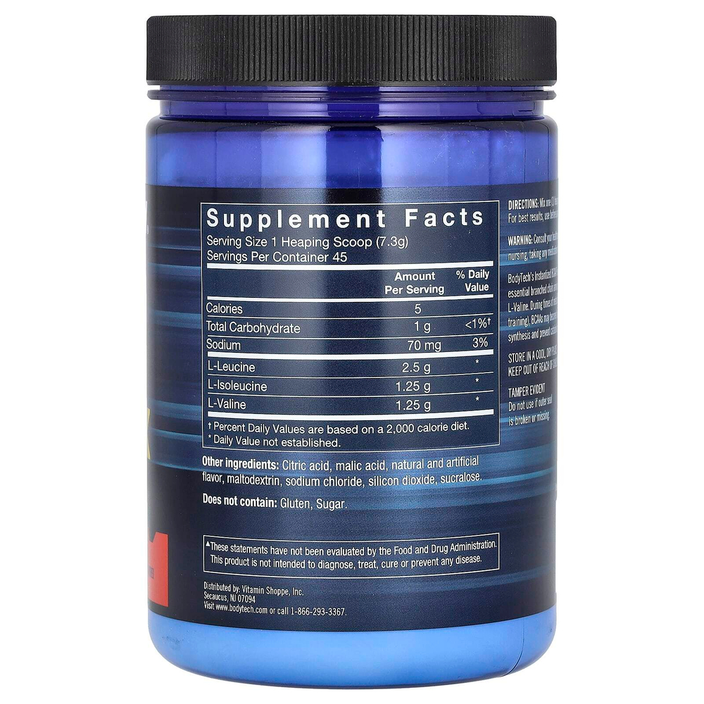 BodyTech, BCAA, растворимый фруктовый пунш, 328,5 г (11,6 унции)