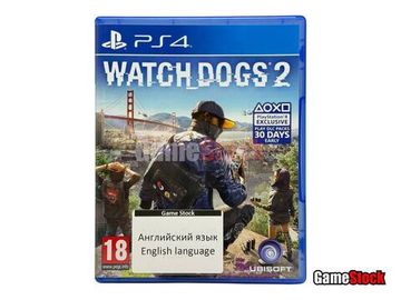 PS4 Watch Dogs 2 (Б/У, Английская версия, CUSA-04294)
