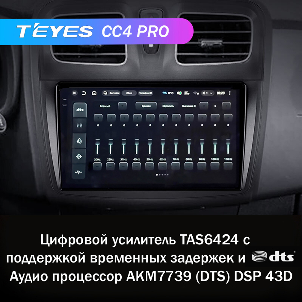 Teyes CC4 Pro 9" для Renault Sandero 2014-2019