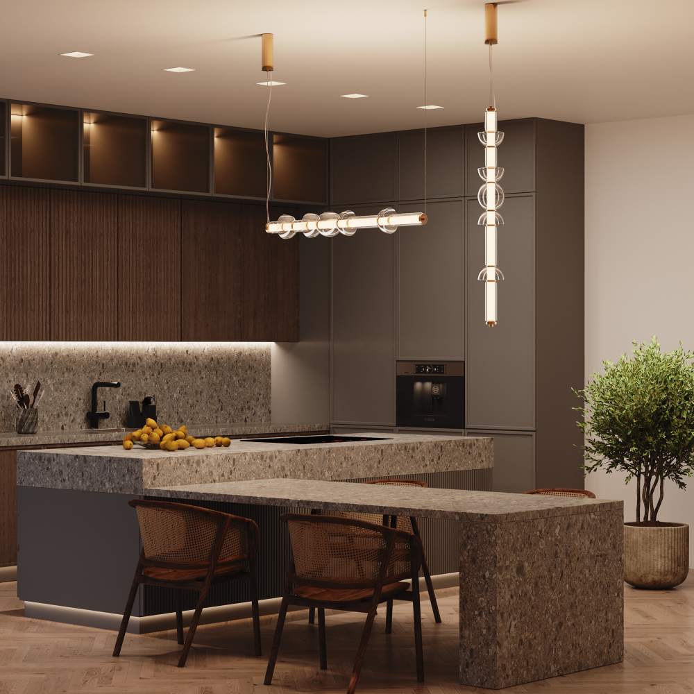 Подвесной светодиодный светильник Maytoni Cosmo MOD210PL-L39BS3K