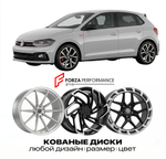 КОВАНЫЕ ДИСКИ для Volkswagen Polo GTI 2010-2025 Фольксваген