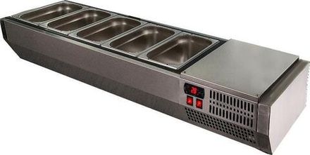 Витрина холодильная POLAIR VT2-G (5х GN 1/4)
