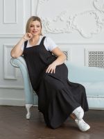 Сарафан 1251 серый Novita (Акция)