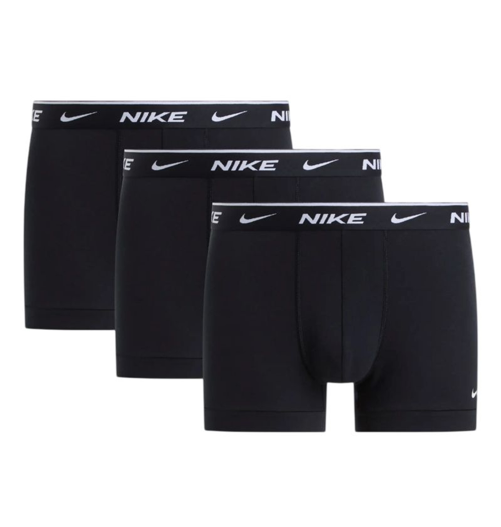 Боксерки теннисные Nike Dri-Fit Essential Cotton Stretch 3P - black/black/black
