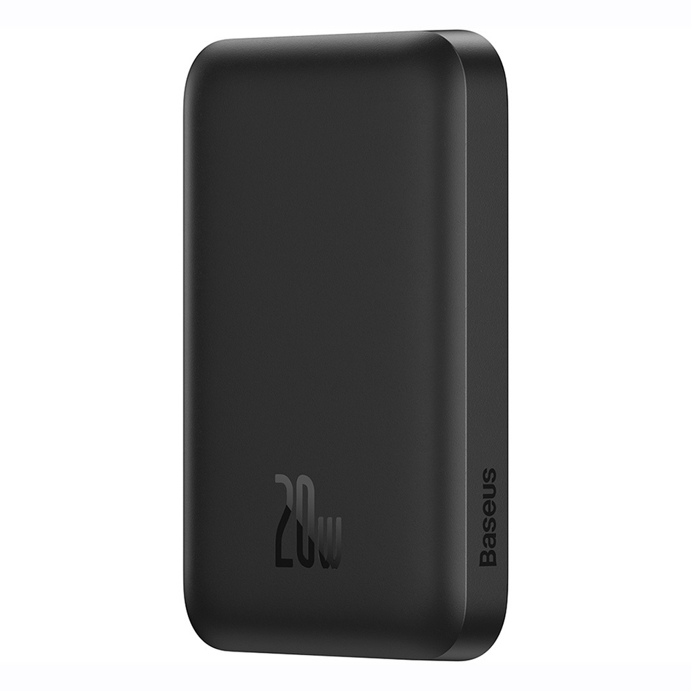 Внешний аккумулятор + Беспроводная зарядка Baseus Magnetic Wireless Charging Power Bank C+Qi 6000mAh 20W (MagSafe) - Black