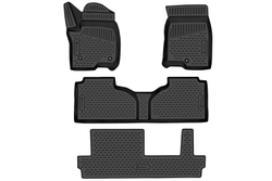 Коврики в салон для CHEVROLET Tahoe (V), 2020-, внедорожник , цельное сид. 2 ряда, 4 шт арт.ELEMENT3DAN0025210K