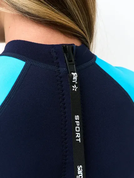 Короткий женский гидрокостюм Sargan Sport 1071/BL 2 мм синий