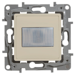 Датчик движения двухпроводной 400Вт с регулировкой выдержки времени, освещенности и радиуса обнаружения - слоновая кость ETIKA Legrand