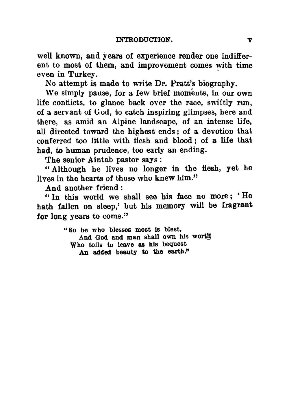 An intense life. A a sketch of the life and work of Rev. Andrew T. Pratt, M.D., missionary of the A.B.C.F.M., in Turkey, 1852-1872 | George F. Herrick