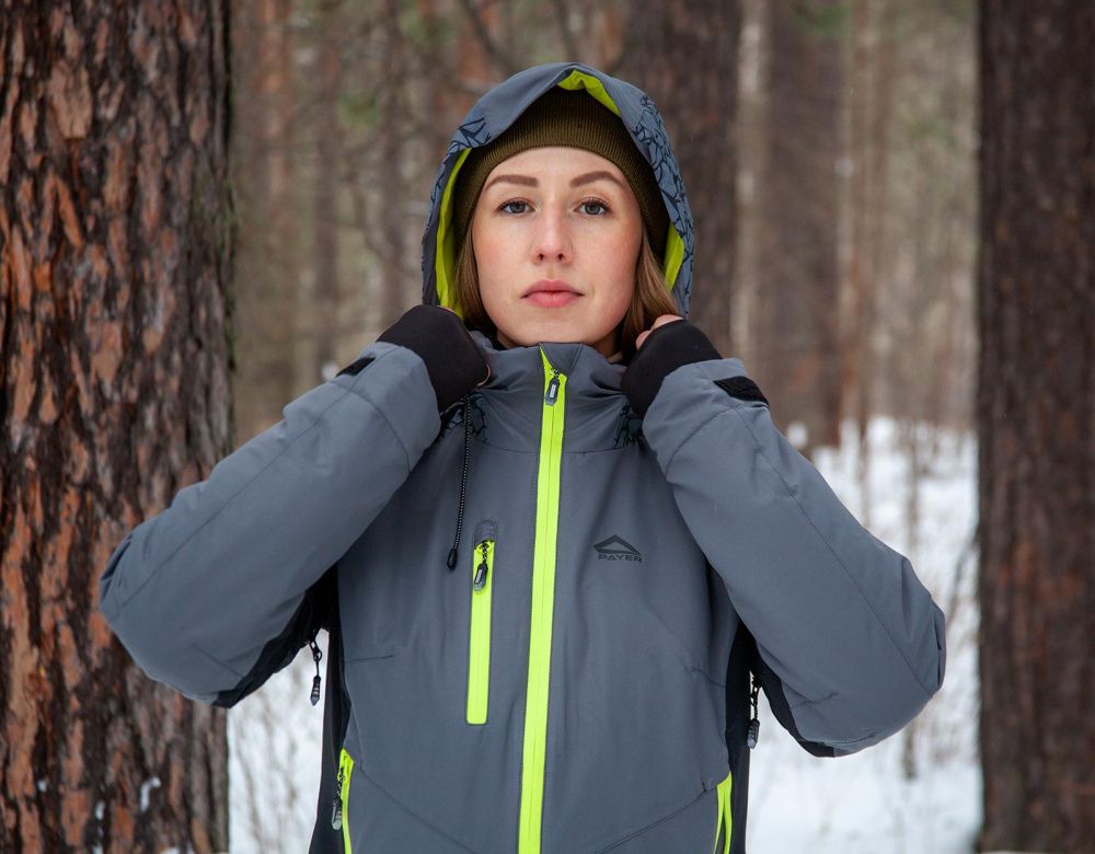 Куртка женская Arctica (таслан добби, графит), Payer, Novatex