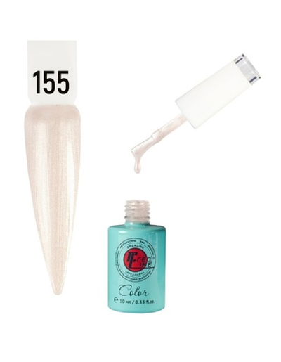 CreaLine Гель-лак UV тон 155 Темный жемчуг 10 мл