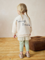 Толстовка и легинсы в комплекте для девочки Next B95-331, Молочный, Салатовый