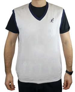 Мужская теннисная жилетка Australian Elastic Fleece Gauzed Gilet - белый