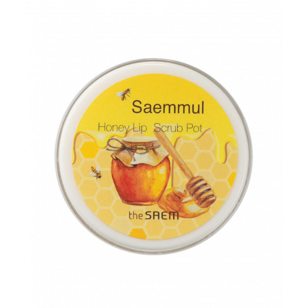 The Saem Saemmul Honey Lip Scrub Pot медовый скраб для губ