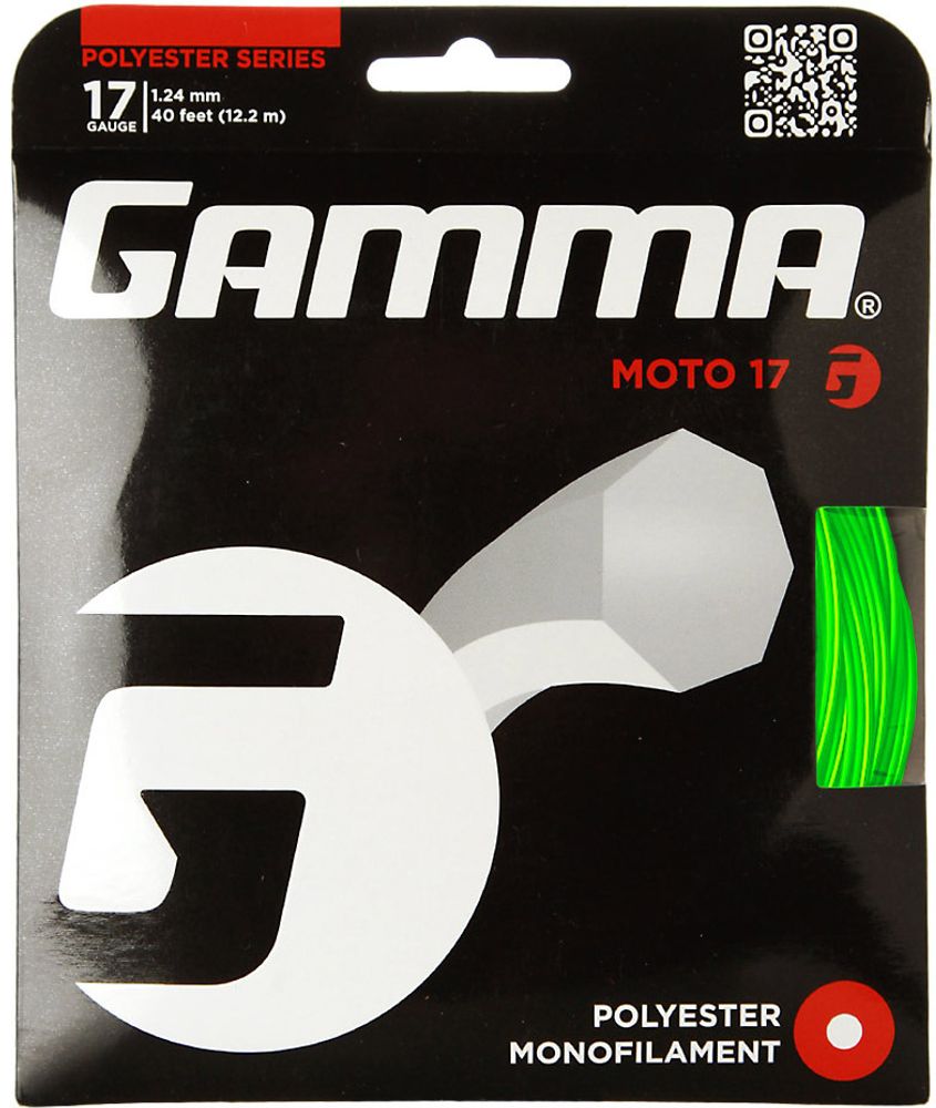 Струны теннисные Gamma MOTO (12.2 m) - lime