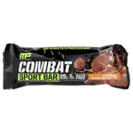 MusclePharm, Протеиновый батончик Combat Ready ™, шоколадный батончик с арахисовым маслом, 4 батончика, 54 г (1,9 унции)