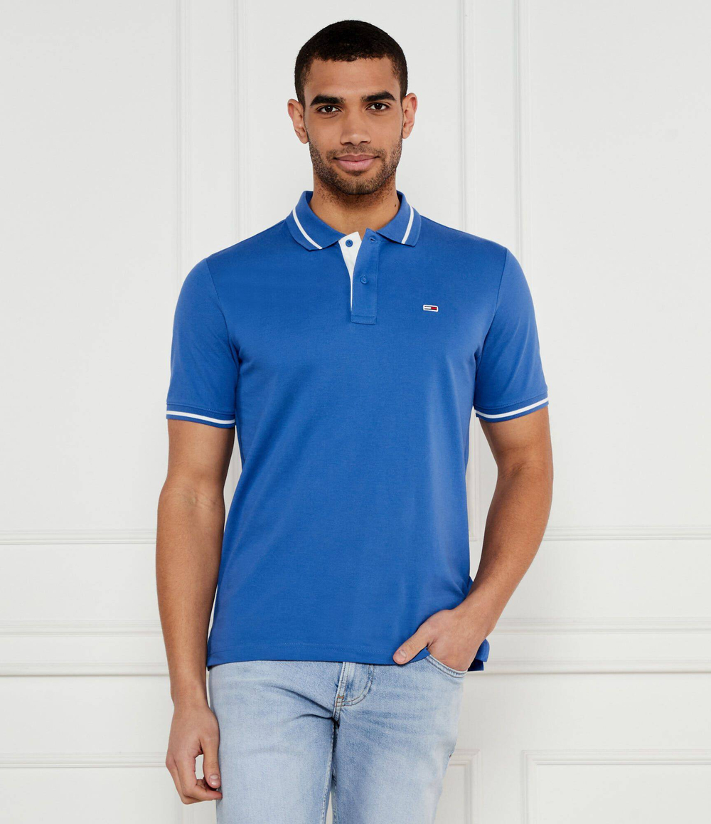 Поло Tommy Jeans - голубой(DM0DM20745)