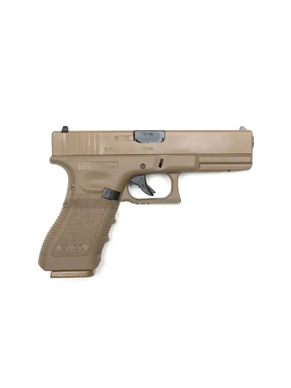 Страйкбольный пистолет Glock 17 gen.3 TAN EC-1101 DE