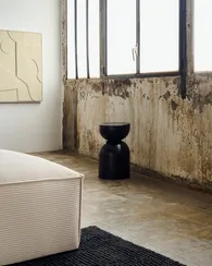 Приставной столик Rachel Ø30х52 см, черный