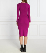 Хлопковое платье Pinko - фиолетовый(101845 A15S)