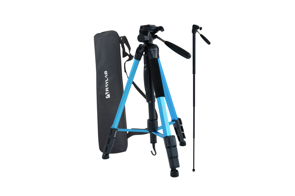Штатив Raylab Travel 67B алюминиевый сплав (с головой), синий