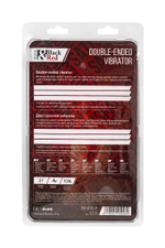 Красный двусторонний вибратор - 35 см. (Цвет: красный)