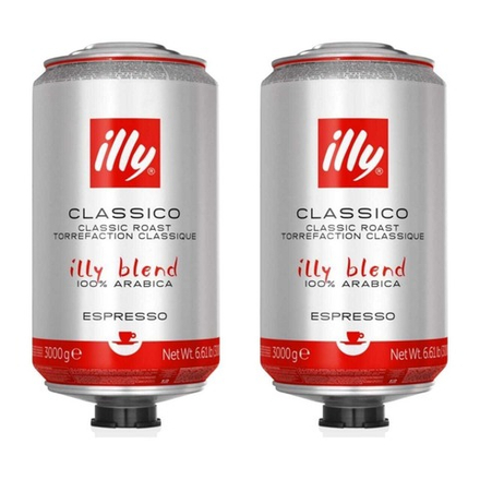 Кофе в зернах Illy Caffe Espresso средняя обжарка, 3 кг (Илли) х 2 шт
