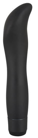 Вибратор-лепесток для стимуляции точки G - 18 см. (Цвет: черный)