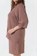 Блуза Жаркий сезон-1 Виотекс КОФЕЙНЫЙ