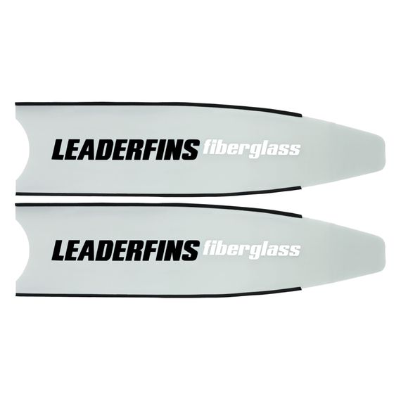 Лопасти Leaderfins Ice (стеклотекстолит) черные, с наклейкой, 20°