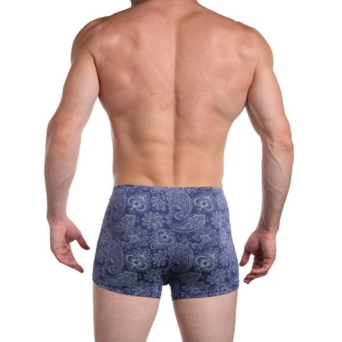 Мужские трусы боксеры темно-синие с принтом Sergio Dallini 2942-5