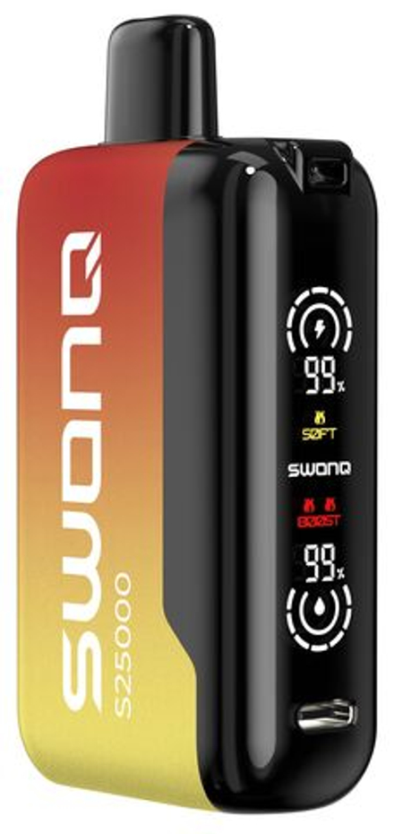 Swonq S25000 Strawberry cherry lemon - клубника-вишня-лимон 25000 затяжек 20мг (2%)