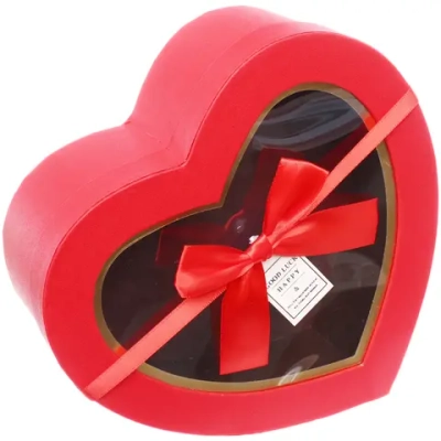 Коробка подарочная «Искренность» 22*20*9 см, Красный