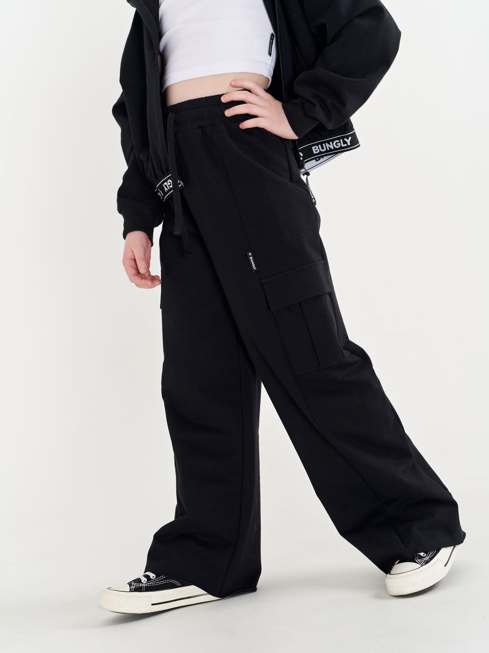 Брюки карго облегченные "Уголь" 7+