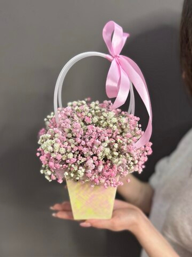 Сумочка с гипсофилой