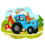 Пазл фигурный в рамке 15эл. "Синий Трактор" 4650250545972 (Умные игры)