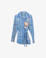 Купить Куртка Soeurs с Карманами на Пуговицах/Antique Buttons Jacket синяя Куртка Soeurs с Карманами на Пуговицах/Antique Buttons Jacket синяя