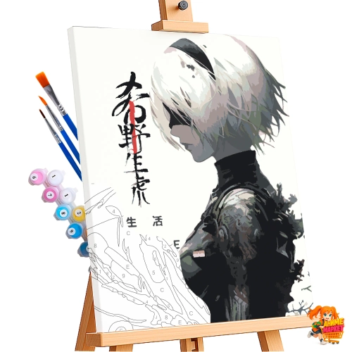 Картина по номерам NieR: Automata 2B