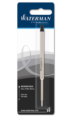 Waterman Стержень для шариковой ручки, F, черный