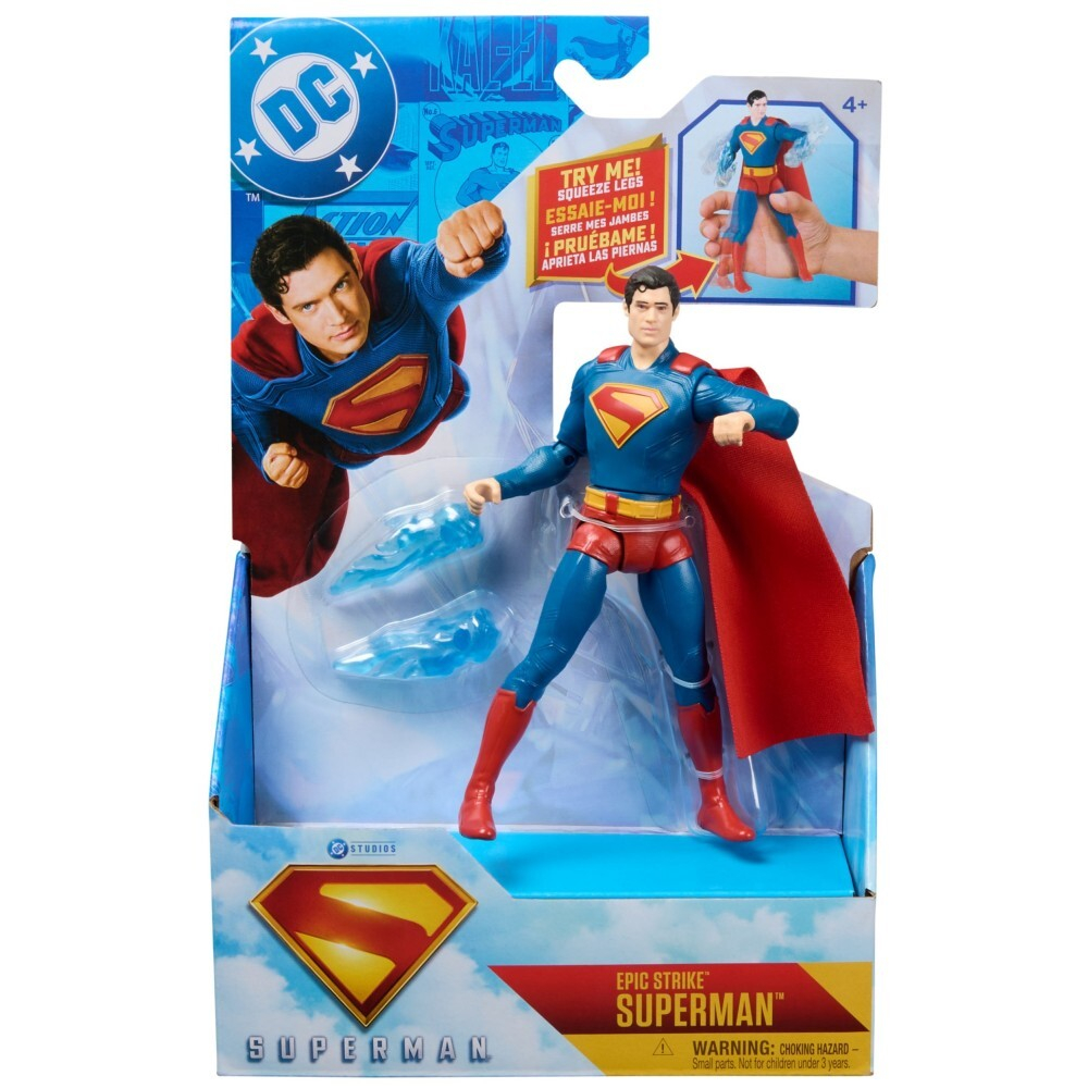 DC Comics - фигурка SUPERMAN 15 см Epic Strike + аксессуары 20152204